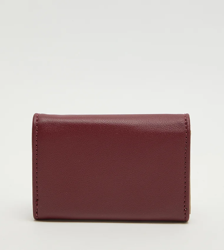 ANNE KLEIN  Anne Klein Logo Detail Flap Wallet for Women | Best Price UAE